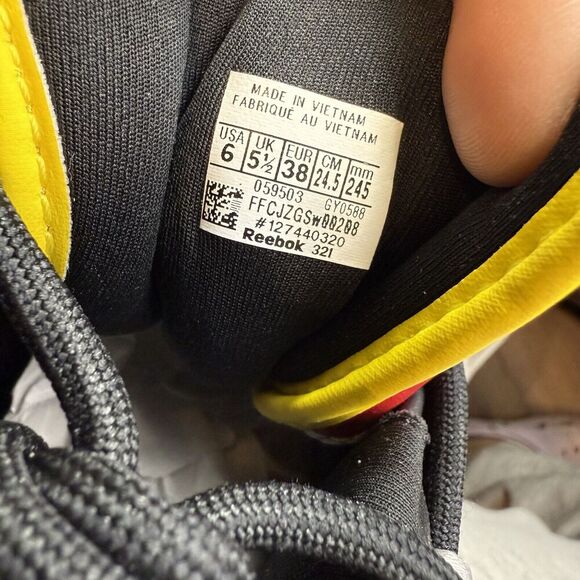 Reebok Question Mid Power Rangers Megazord Iverson Shoes Size 6 GY0588 - Picture 14 of 14